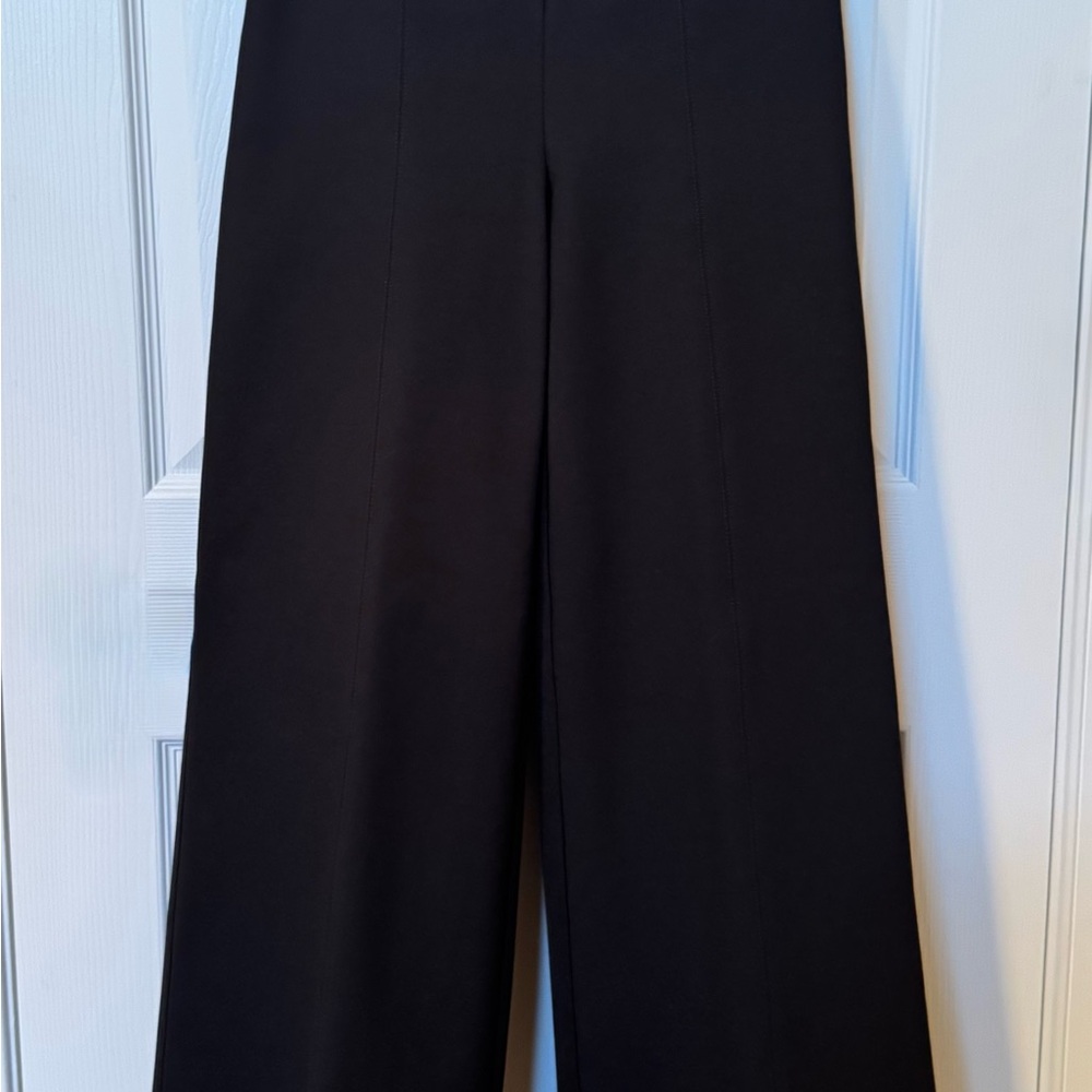 Banana Republic Black Wide-Leg Trousers